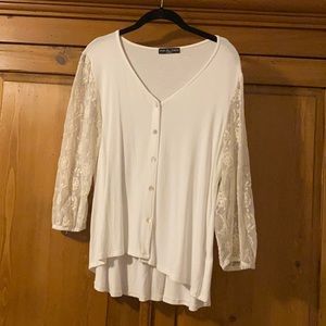 White Button Up Blouse